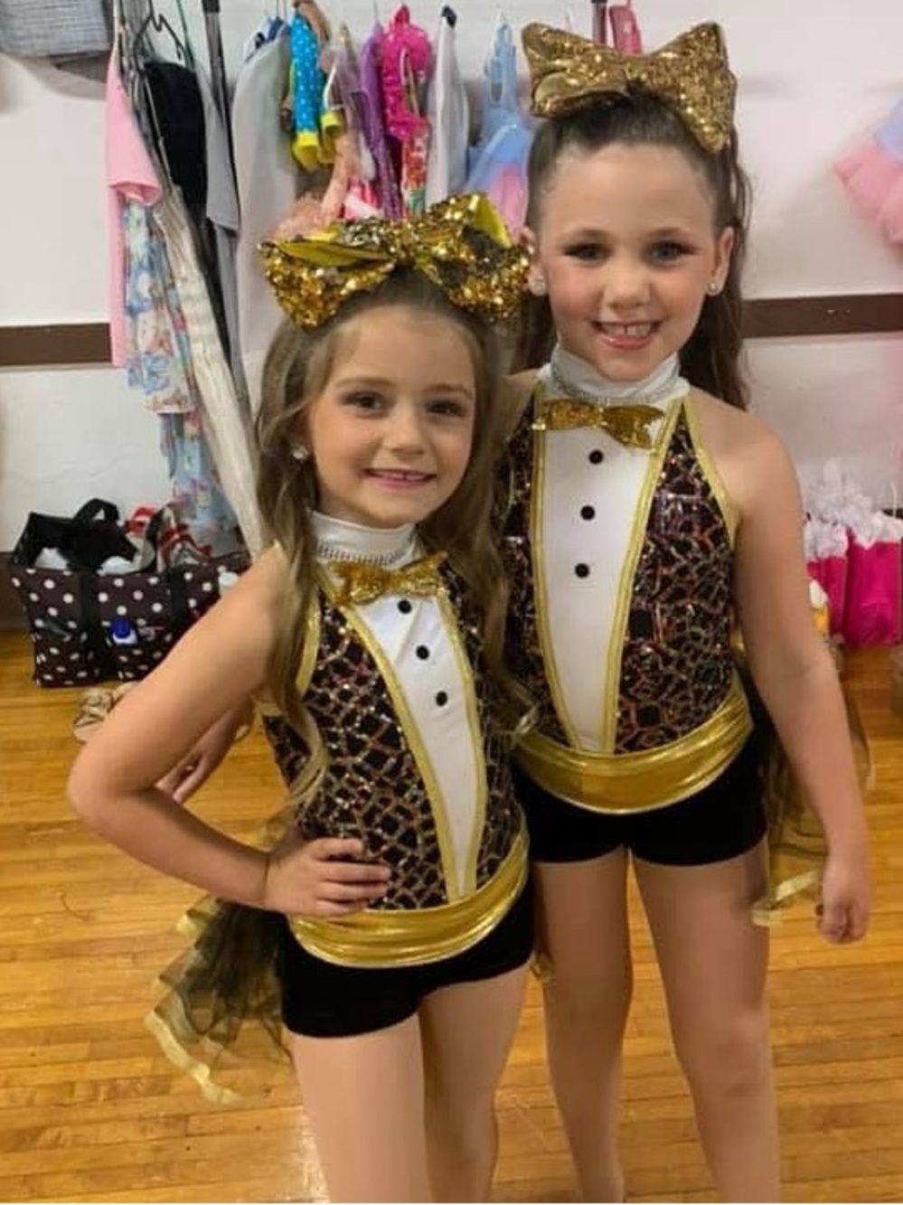 Wish Black and Gold Sequin Tutu Dance costume